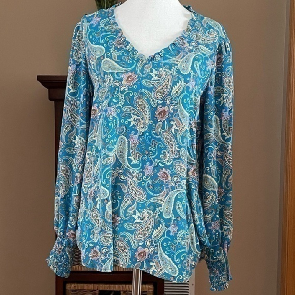 Counterparts Paisley Blouse